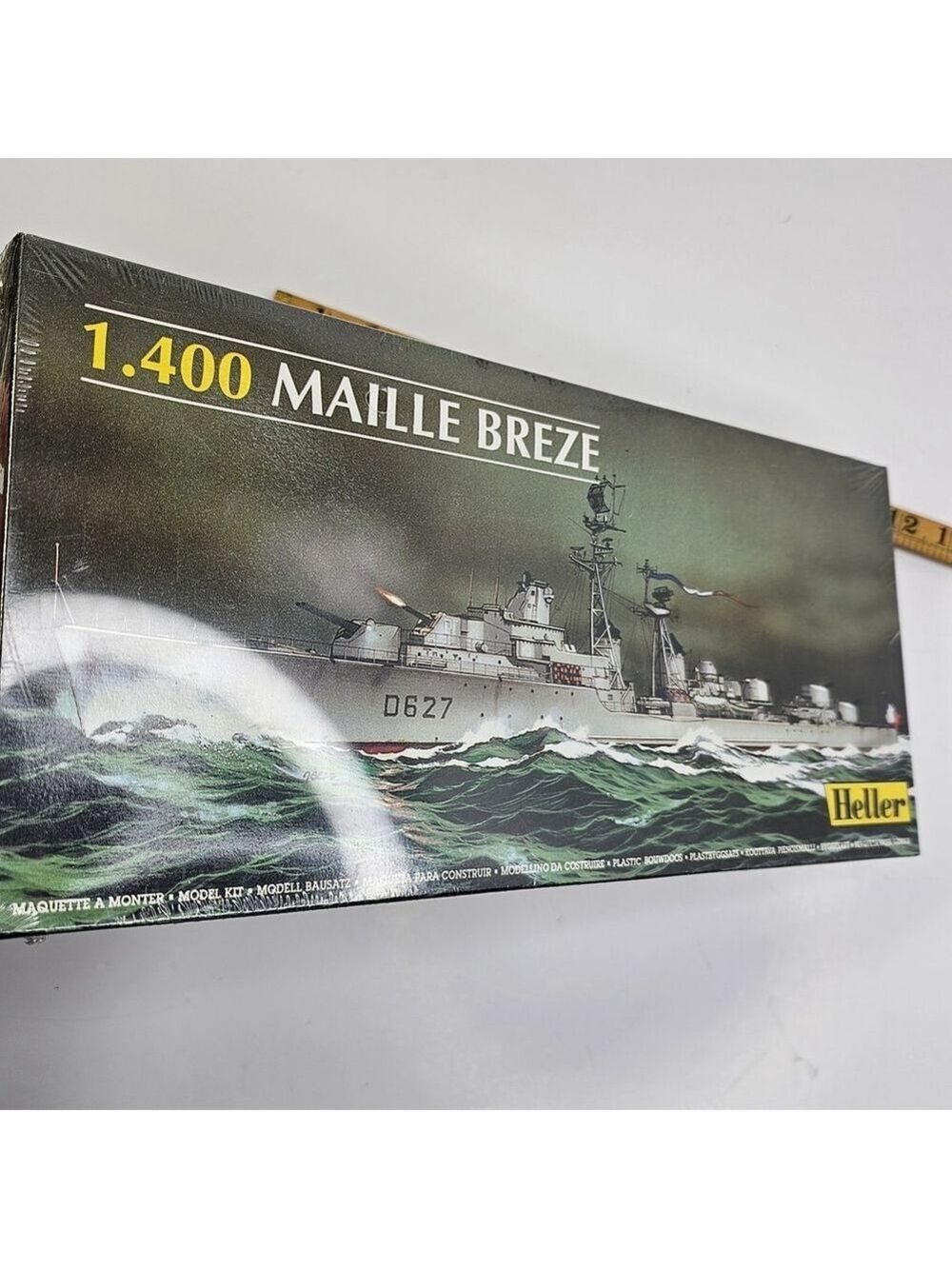 SEALED Heller 1/400 Maille Breze D627 Boat Model Kit 81012 NEW, France